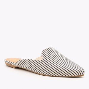 Bamboo Perfect Striped Mules. Never worn